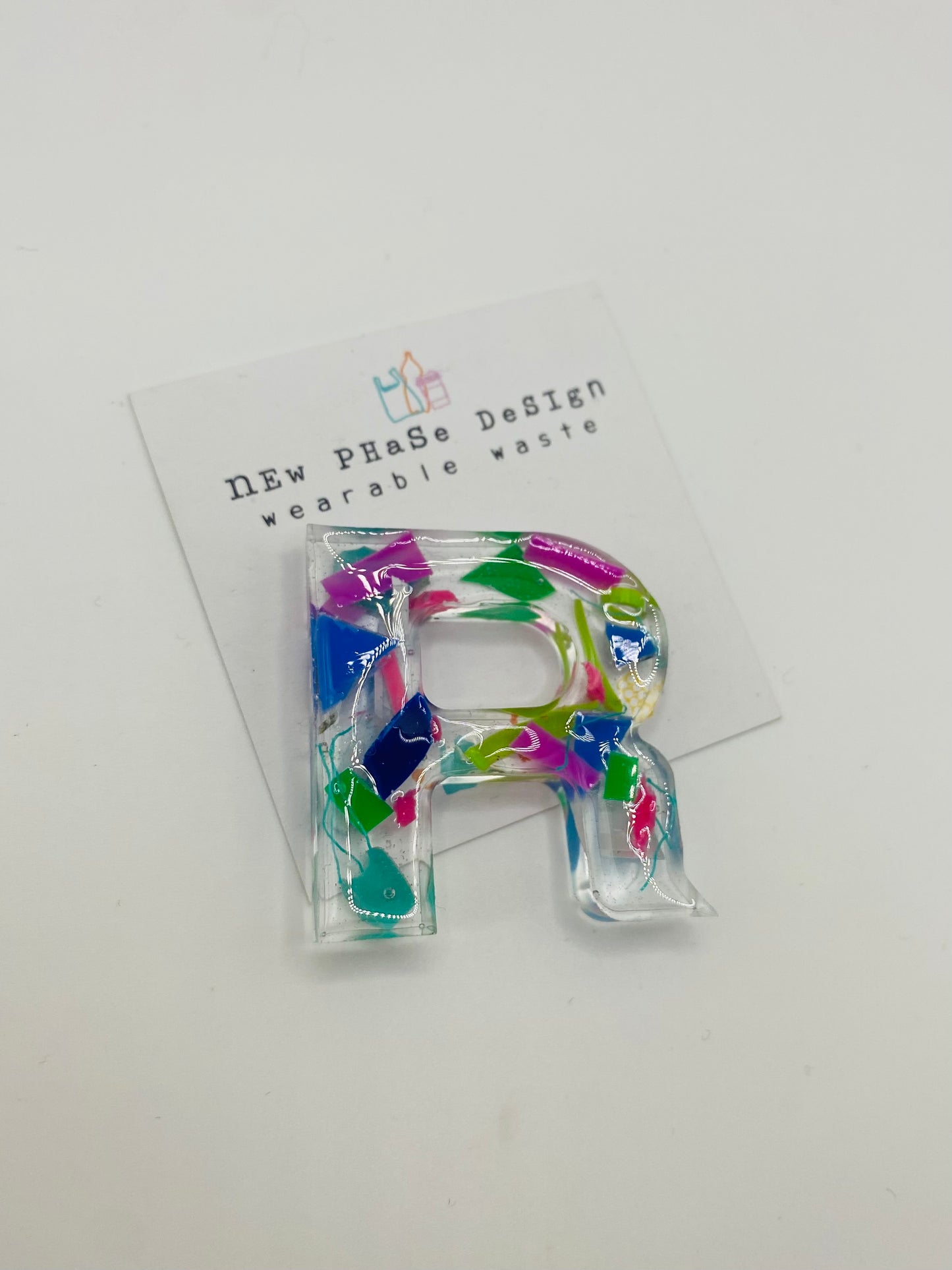 Beach clean - letter keyrings