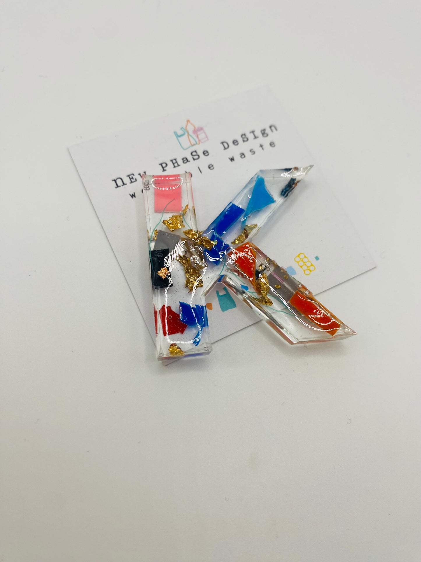 Beach clean - letter keyrings