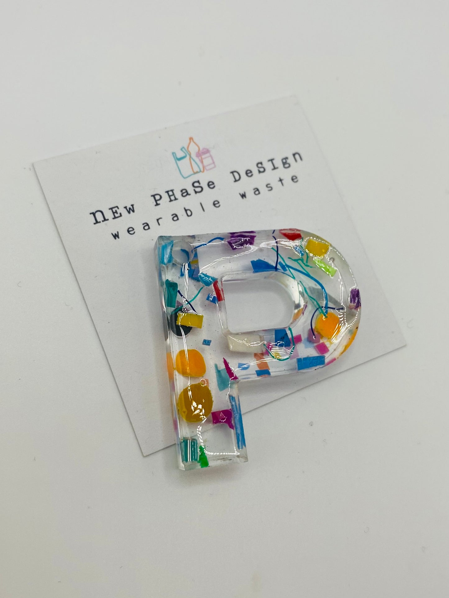 Beach clean - letter keyrings