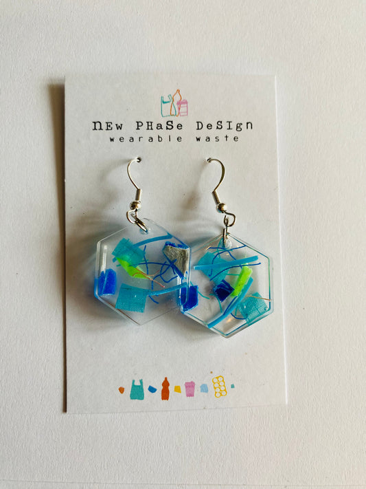 Beach clean - hexagon dangle