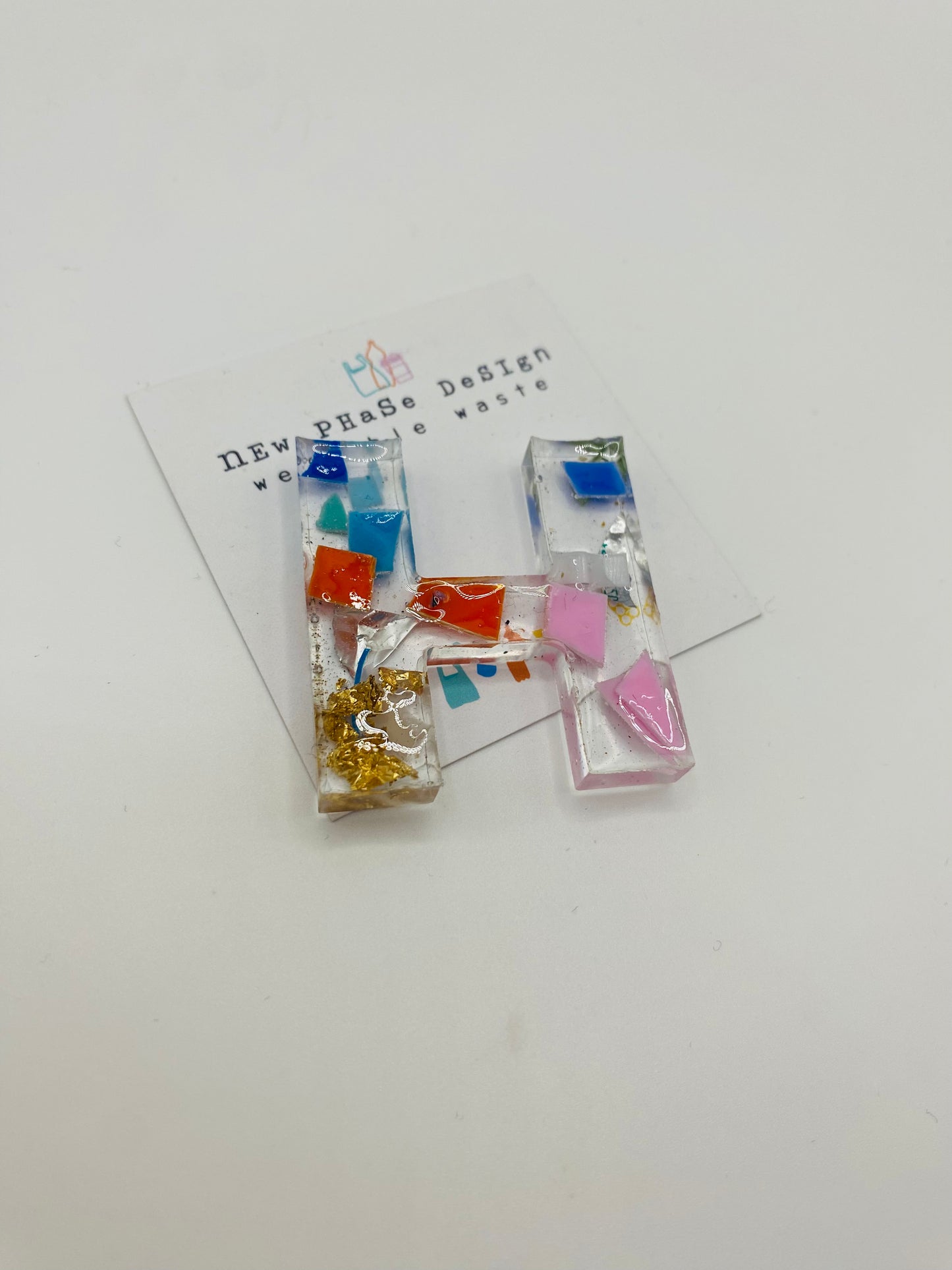 Beach clean - letter keyrings