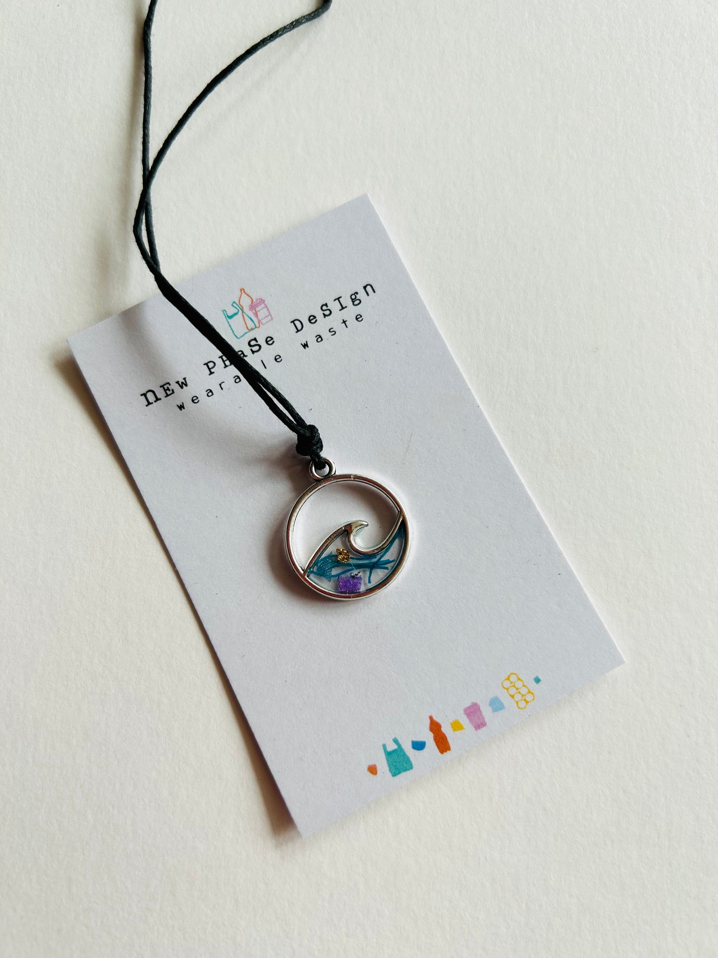 Beach clean - wave necklace